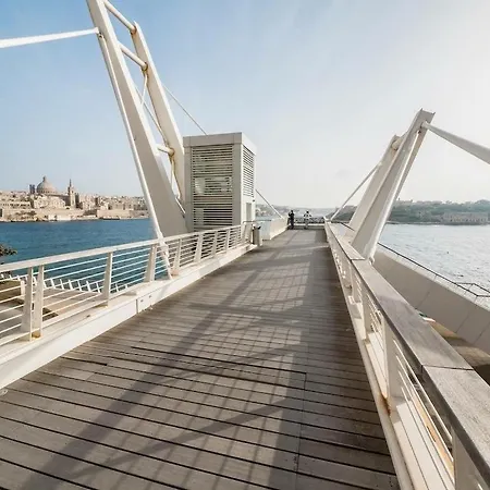 شقة Spectacular Valletta And Harbour Views